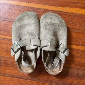 Kids Suede Sandals- faux Birkenstocks